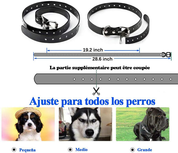 Versión de 2 Collares - Gleading Collar de Entrenamiento para Perros con Mando a Distancia de Rango de 800 metros, IP67-T8802